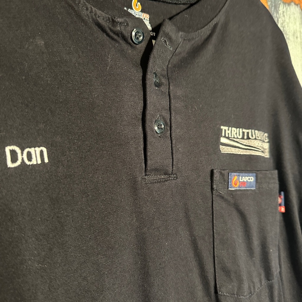 Lightly worn FIre Resisting Long Sleeve Men's Work Shirt